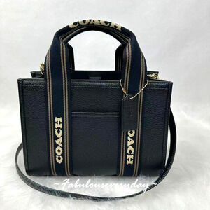 Coach Smith Tote 24 Crossbody In Leather/Gold/Black CBH14 NWT